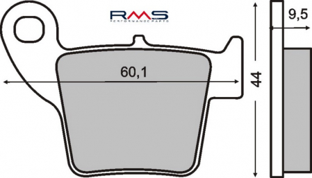 Frana - Placute frana Honda CRF 250-450 '02-'05 /CR 125-250 '02-'05