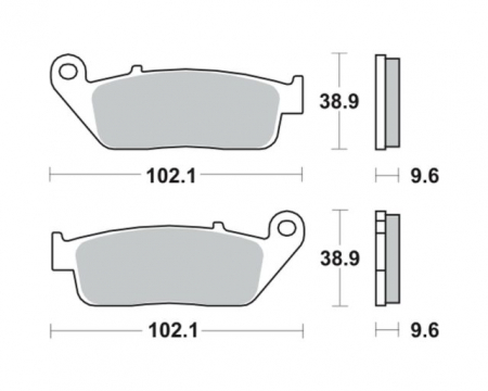 Frana - Placute frana MCB599