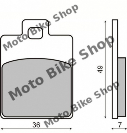Placute frana - Placute frana Piaggio Zip/Vespa