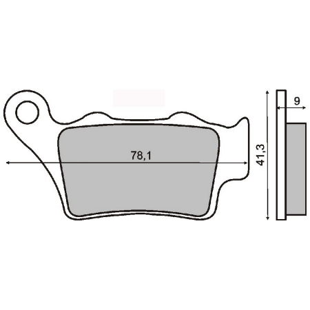 Frana - Placute frana sinter Aprilia Pegaso 650IE spate