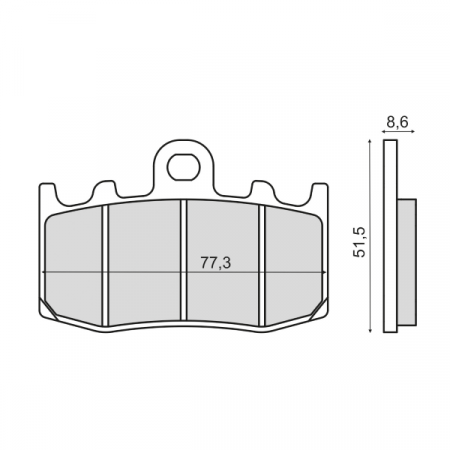 Placute frana - Placute frana sinter BMW K1200S  05 08