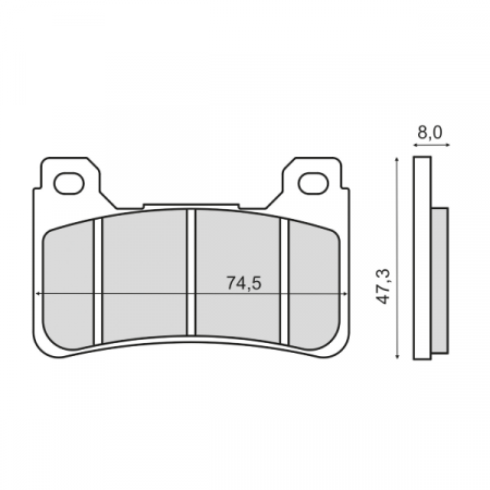 Placute frana - Placute frana sinter Honda CBR 600 RR fata