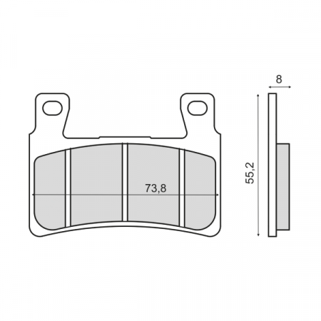 Placute frana - Placute frana sinter Honda CBR600 RR fata