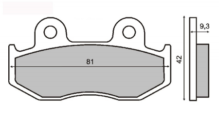 Placute frana - Placute frana sinter Honda SH 150 fata