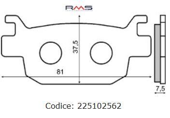 Placute frana - Placute frana (Sinter) Honda SH300 '03-
