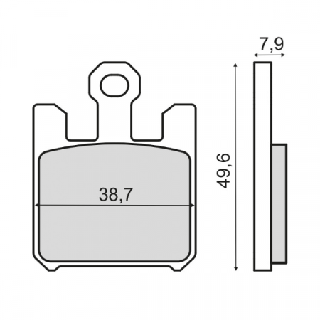 Placute frana - Placute frana sinter Kawasaki Z 750 R fata