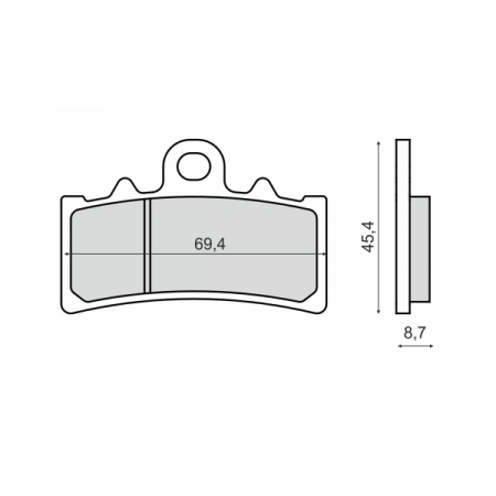Placute frana - Placute frana sinter Ktm Duke 125cc