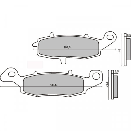 Frana - Placute frana sinter Suzuki GS 500 fata