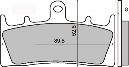 Placute frana - Placute frana sinter Suzuki GSX 1400 fata