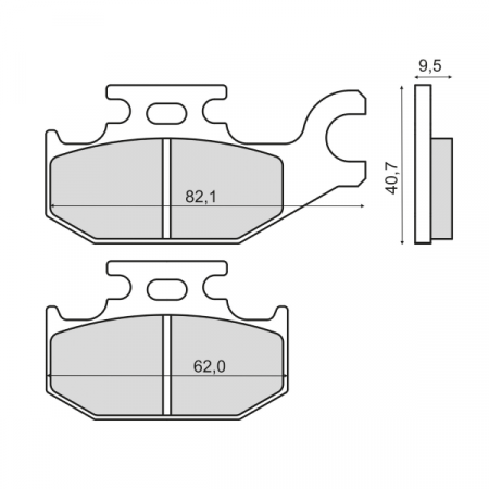 Placute frana - Placute frana sinter Suzuki UH 200 Burgman spate