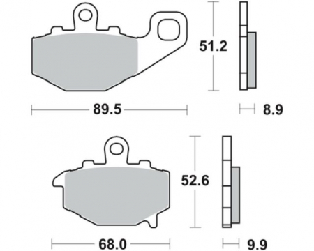 Frana - Placute frana sinter TRW MCB662SH
