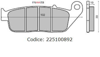 Frana - Placute frana (Sinter) Yamaha/Honda 250