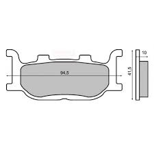 Frana - Placute frana sinter Yamaha TDR 125 fata