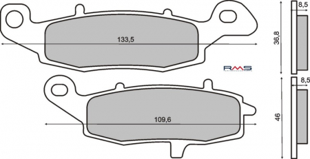 Frana - Placute frana Suzuki GSF 600 '00-'04 /GSX 600 '98-'05