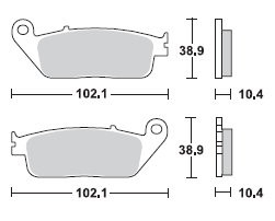 Frana - Placute frana TRW Lucas MCB631