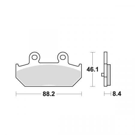 Frana - Placute frana TRW Lucas MCB751