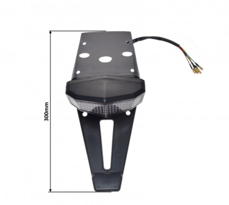 Aripa spate cu stop si semnalizari LED, culoare negru [2]