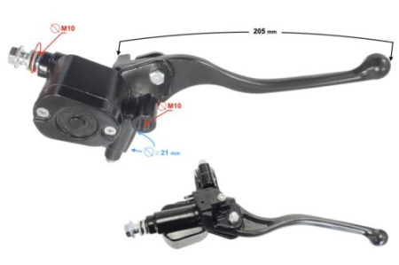 Frana - Pompa frana moped Barton FR 2