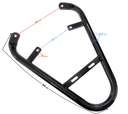 Portbagaj Active, culoare negru, 390mm lungime [1]