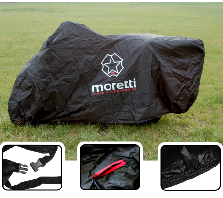 Prelata moto exterior, material impermeabil, 246cm x 104cm x 127cm, marime XL [3]
