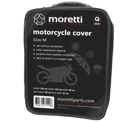 Transport & Depozitare - Prelata moto exterior, material impermeabil, 229cm x 99cm x 125cm, marime M