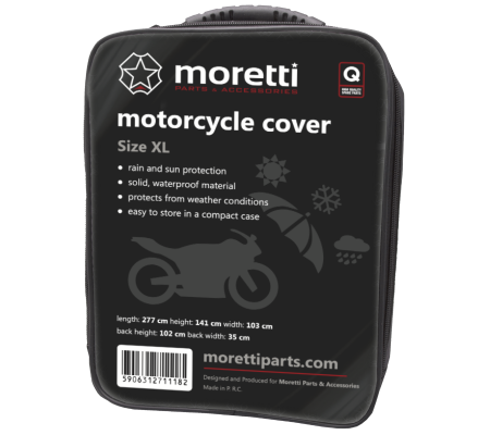 Prelata moto/atv/snow - Prelata moto exterior, material impermeabil, 246cm x 104cm x 127cm, marime XL