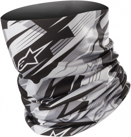Protectii Gat - Protectie Alpinstars Blurred Neck Tube Negru/Alb marimea OS