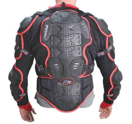 Protectie cross enduro, Buzer VIG-20500, marime M, culoare negru/rosu [1]