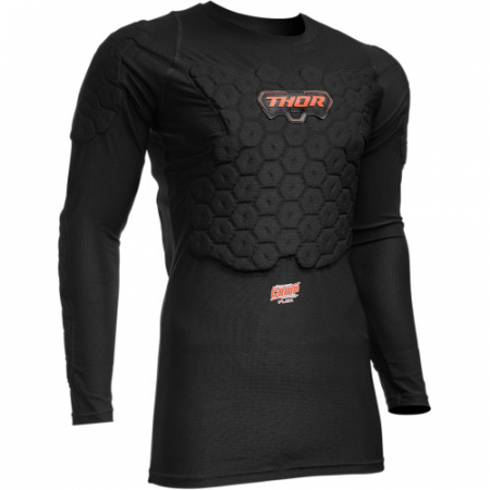 Protectii Corp - Protectie corp tricou Thor XP Flex Deflector, culoare negru/portocaliu, marime S/M