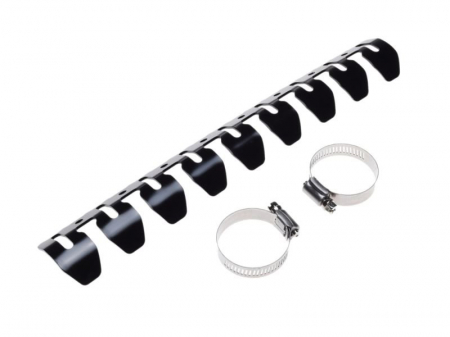 Evacuare - Protectie ornament pentru evacuari, 2 timpi, culoare negru