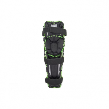 Protectii genunchi UFO Plast Crypton, culoare negru/verde, marime universala [2]