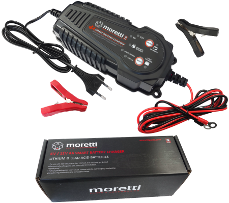 Redresoare - Redresor baterii 12V LiFePO4 lithium, 6V/12V lead-acid 4A