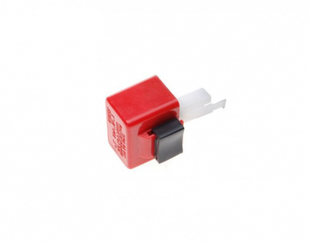Releu semnalizare 2 pini 12V 2X10W+3,4W, culoare rosu [1]