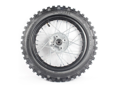 Roata completa cross 125cc, dimensiuni 80/100-12", culoare negru [1]