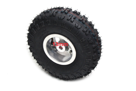 Roata completa spate cu anvelopa Pocket ATV 4", 4.10x4 [1]