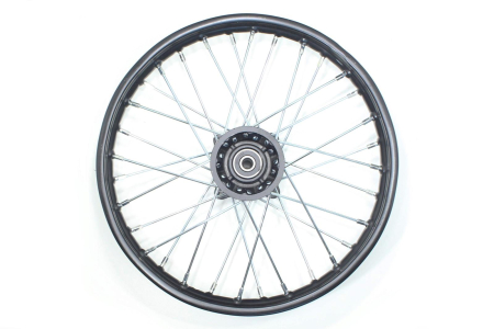 Roata completa cross 110-125cc, dimensiuni 1.4x14", butuc model nou, culoare negru [2]