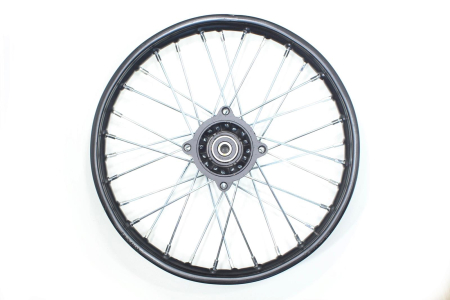 Roata completa cross 110-125cc, dimensiuni 1.4x14", butuc model nou, culoare negru [1]