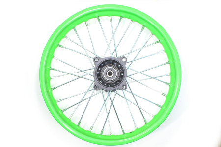 Roata spate cross 1.85-14'', 125cc, cerc verde [1]