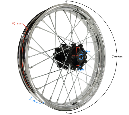 Roata spate 18" x 2.15" [1]