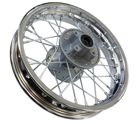 Roti complete - Roata spate cross 110cc, 12-1.85