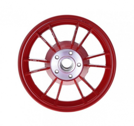 Roata spate motocicleta, 9x1.75, culoare rosu [2]