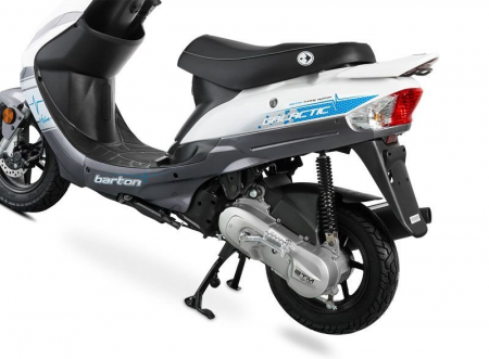 Scuter Barton Galactic 50cc, culoare alb/albastru [1]