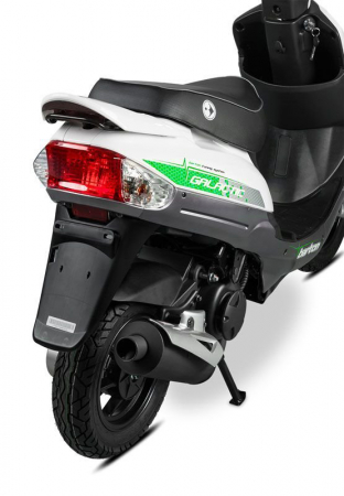 Scuter Barton Galactic 50cc, culoare alb/verde [2]