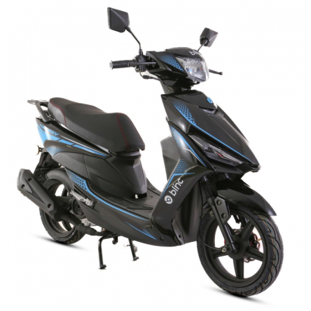 Scuter Blinc Fantasy 50cc, culoare negru/albastru [5]