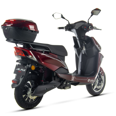 Scuter electric Blinc Alfa 2000w, 72V, culoare rosu/gri [2]