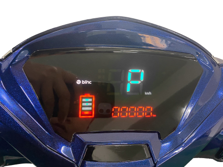Scuter elelctric Blinc Beta B1, 2000W, 72V, culoare negru/albastru [5]