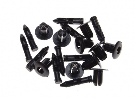 Suport/Suruburi/Piulite/Cleme - Set 10 bucati, clipsuri prindere carene M7