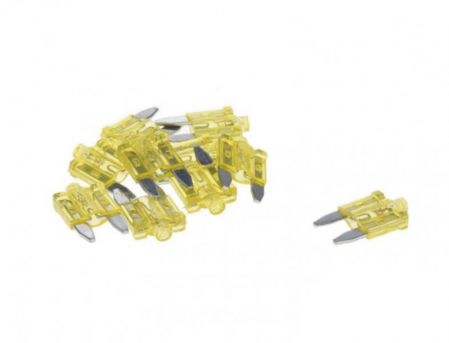 Sigurante - Set 10 sigurante mini 30A, cu led