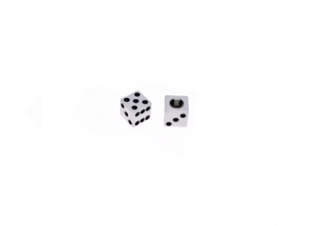Atelier & Service - Set 2 capace valva auto/moto, tip zar, culoare alb, 15x15x15mm