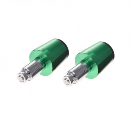 Set 2 capeti ghidon moto din metal, culoare verde [1]